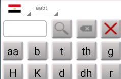 Arabic transliterated keyboard